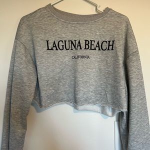 SHEIN ladies crewneck crop top